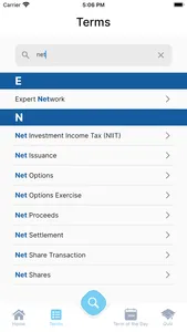 Stock Compensation Glossary screenshot 2