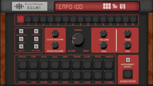 EGLM1 - Drum Machine screenshot 1