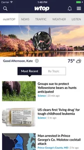 WTOP - Washington's Top News screenshot 1