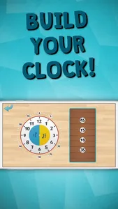 Time Telling Fun for school Kids Learning Game for curious boys and girls to look, interact, listen and learn screenshot 0