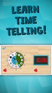 Time Telling Fun for school Kids Learning Game for curious boys and girls to look, interact, listen and learn screenshot 1