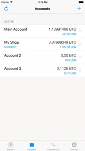 Mycelium Bitcoin Wallet screenshot 2