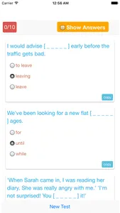 Test English Grammar screenshot 1