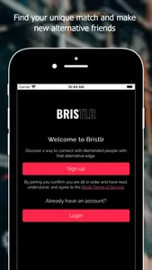 Bristlr, dating for alt fans screenshot 0