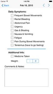 Colitis Tracker screenshot 2