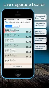 Greater Anglia Train Times screenshot 0