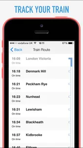Greater Anglia Train Times screenshot 2