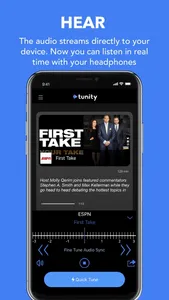 Tunity: Hear Any Muted TV Live screenshot 1