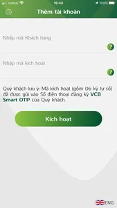 VCB Smart OTP screenshot 1