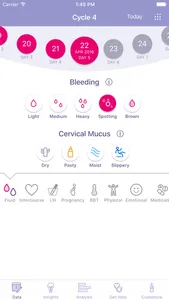 FEMM Period Ovulation Tracker screenshot 1