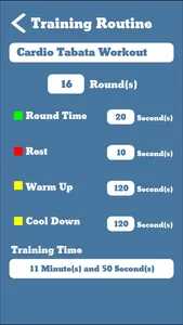 TimerFit:Tabata,HIIT,Workout,Boxing Interval Timer screenshot 4