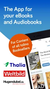 tolino - eBooks & audiobooks screenshot 0