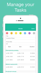 Chrono Plus – Time Tracker screenshot 1