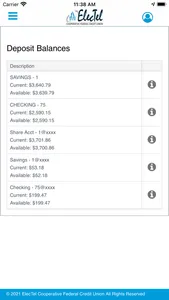ElecTel Cooperative FCU screenshot 1