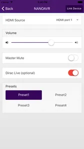 miniDSP control App screenshot 3