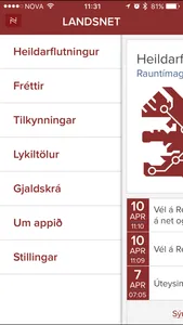 Landsnet screenshot 2