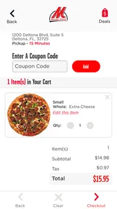 Monster Pizza Ordering App screenshot 4