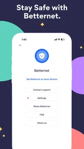 Best VPN Proxy WiFi Betternet screenshot 4