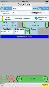 LumaLanes SwimPacer screenshot 1