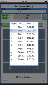 LumaLanes SwimPacer screenshot 2