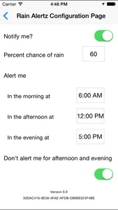 RainAlertz screenshot 1