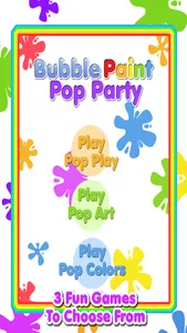 Bubble Paint Pop Party screenshot 0