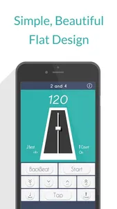 2 and 4: Real Metronome screenshot 1