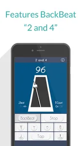 2 and 4: Real Metronome screenshot 2