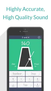 2 and 4: Real Metronome screenshot 3