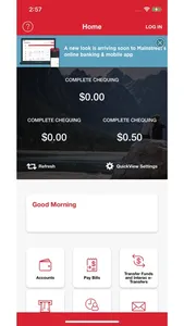 Mainstreet CU Mobile Banking screenshot 0
