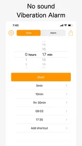 Viberation Alarm screenshot 0