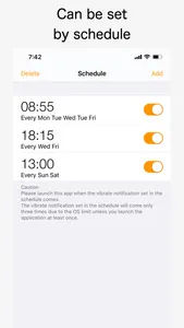 Viberation Alarm screenshot 2