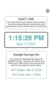 Exact Time - With DST Dates screenshot 0