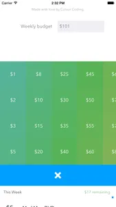 Weekling: Free Weekly Budget Tool & Tracker screenshot 2