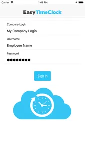 Easy Time Clock screenshot 0