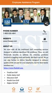 ESI Employee Assistance screenshot 1