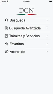 DGN Móvil screenshot 0