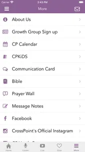 CrossPoint Christian Church screenshot 2