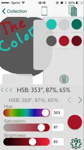 The Color App Lite - Color Palette Selection Tool screenshot 1