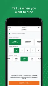 Eat App: Restaurant Bookings screenshot 3