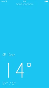 iWeather - Minimal, simple, clean weather app screenshot 1