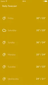 iWeather - Minimal, simple, clean weather app screenshot 4