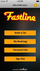 Fastline Taxi Booker screenshot 1