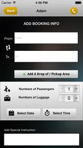 Fastline Taxi Booker screenshot 2