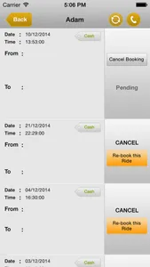 Fastline Taxi Booker screenshot 3