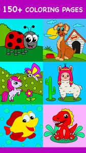 Animal Coloring Book Baby Pets screenshot 2