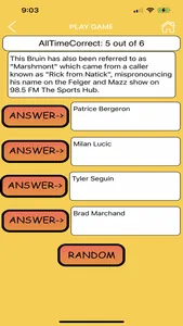 Trivia Game for Bruins Fans screenshot 4