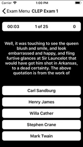 CLEP American Literature Prep screenshot 1