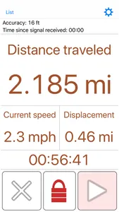 GPS Odometer Pro screenshot 1