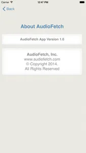 AudioFetch screenshot 2